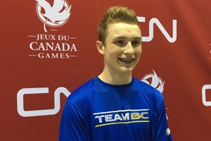 Second silver medal for Victoria diver Bryden Hattie at the 2017 Canada Summer Games 